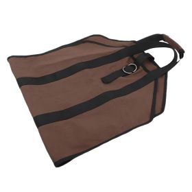 Firewood Carrier Bag with Handle Durable Wear-Resistant Fireplace Logs Holder Side Opening Wood Storage Carrying Bag For Indoor Fireplace Outdoor